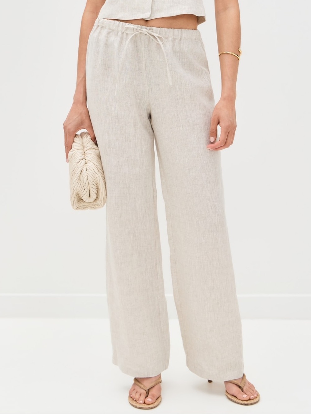 Reformation Olina Linen Pants - Medium